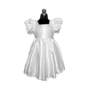 Shimmering Satin Angel Frock