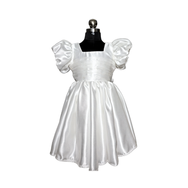 Shimmering Satin Angel Frock Shimmering Satin Angel Frock