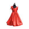 Poppy Red Bow & Shine Dress