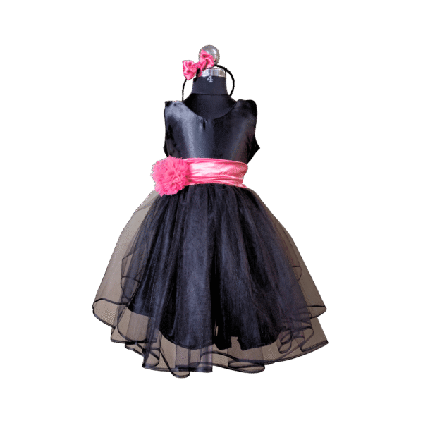 The Upside Down Noir & Neon Gown