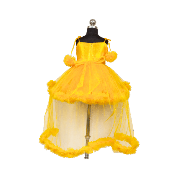 Golden Sunflower Petal Tutu Frock