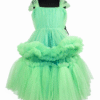 Mint Whisper Tiered Ruffle Frock