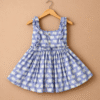 Sweet Lavender Elephant Print Ruffle Frock